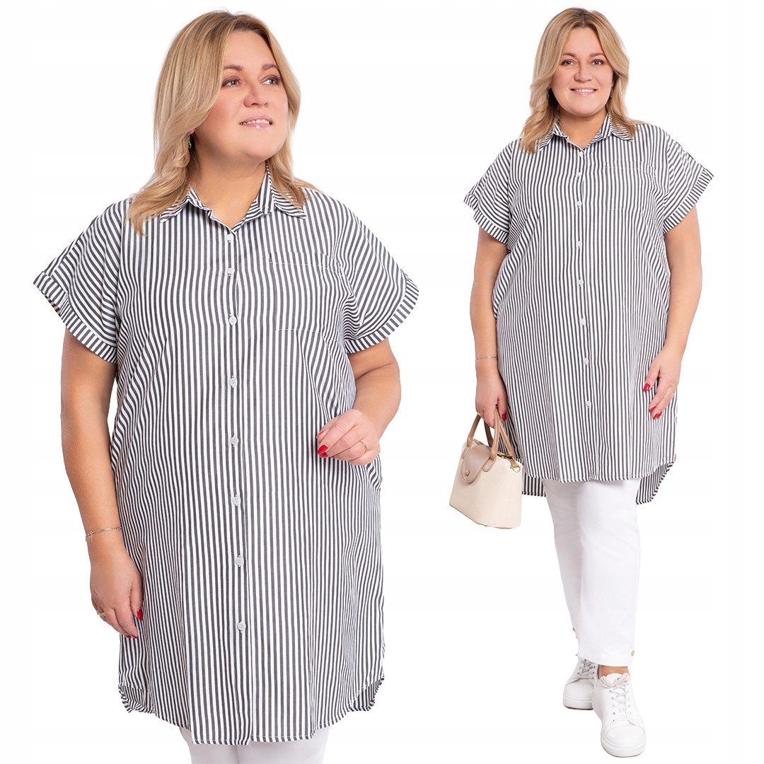 Košile černé pruhy 50