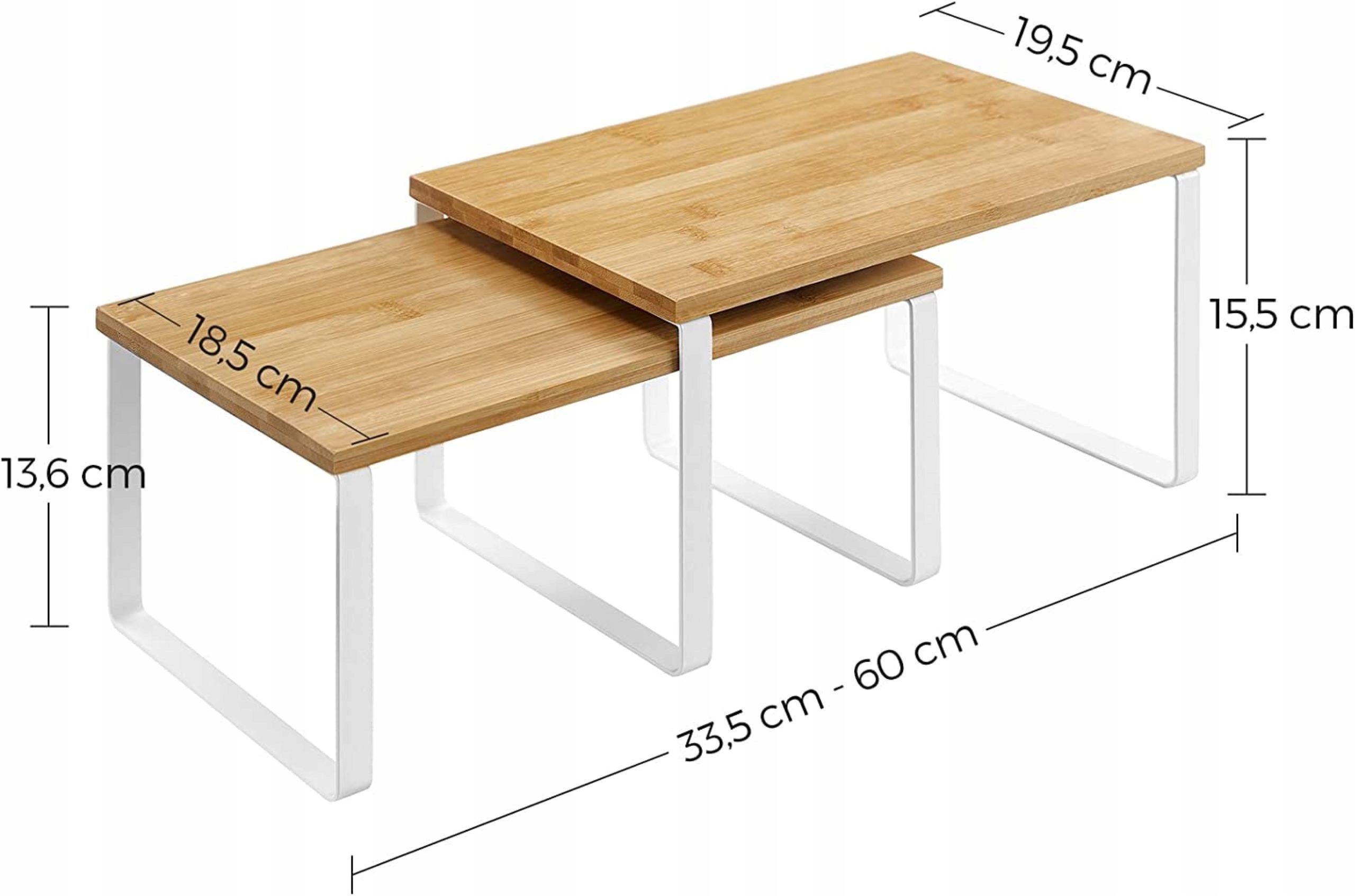 PÓŁKI KUCHENNE NA BLAT BIURKO ORGANIZER DO SZAFKI Marka Songmics