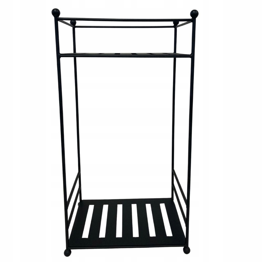 Kovový stojan na drevo Archi, čierny Poľský Výrobok