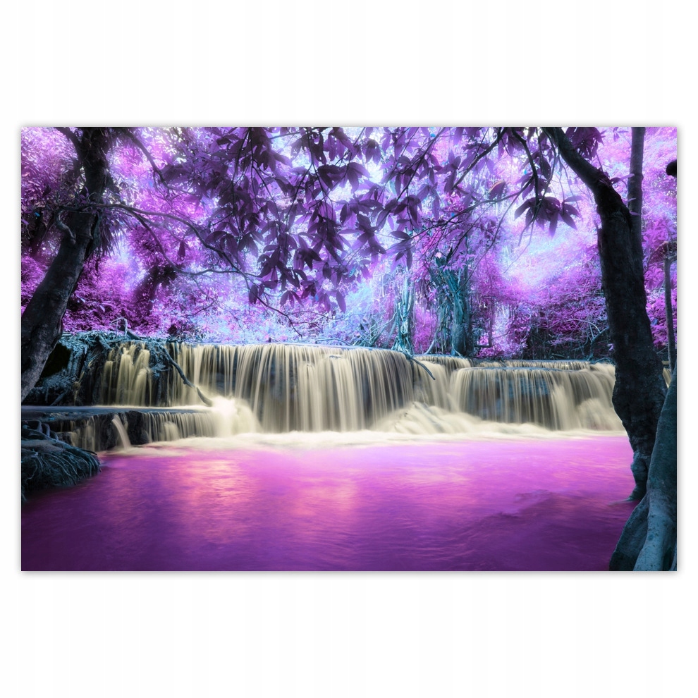 

Naklejki 185x125 Fioletowy wodospad