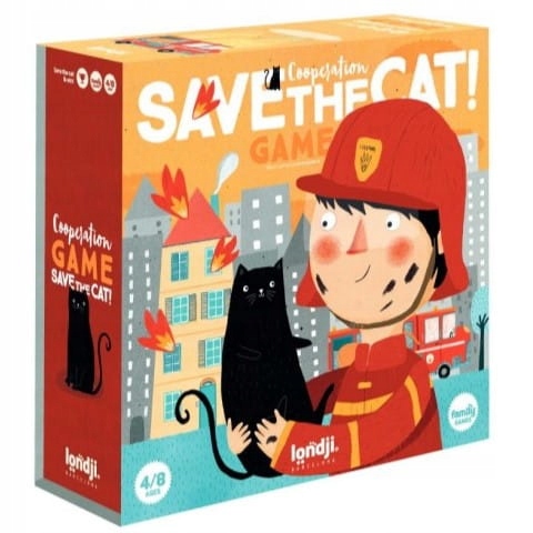 Londji Gra kooperacyjna Save the cat Uratuj Kotka 4+