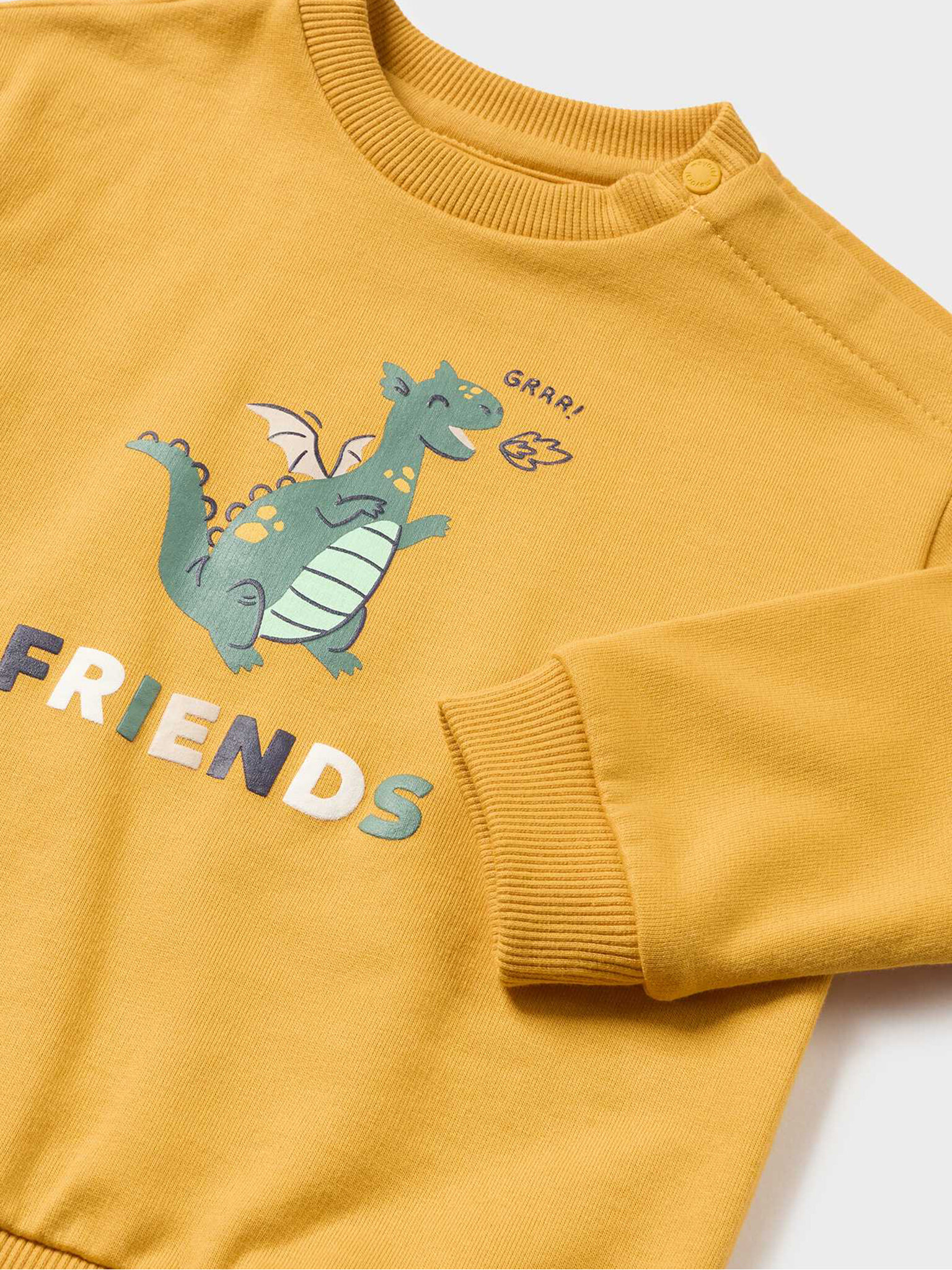 Mayoral Komplet bluza i spodnie materiałowe 2.874 Żółty Regular Fit Płeć chłopcy