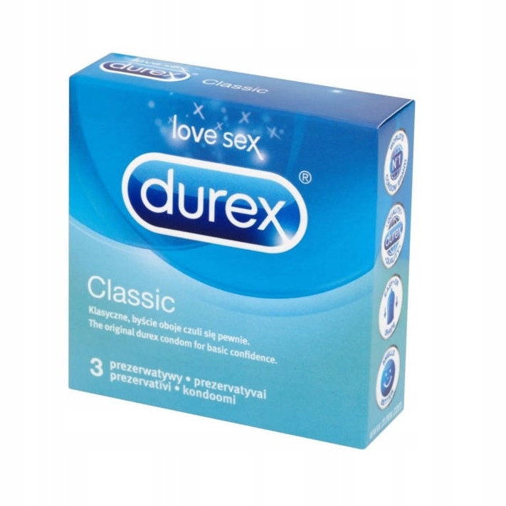 

Durex Classic 3 szt.