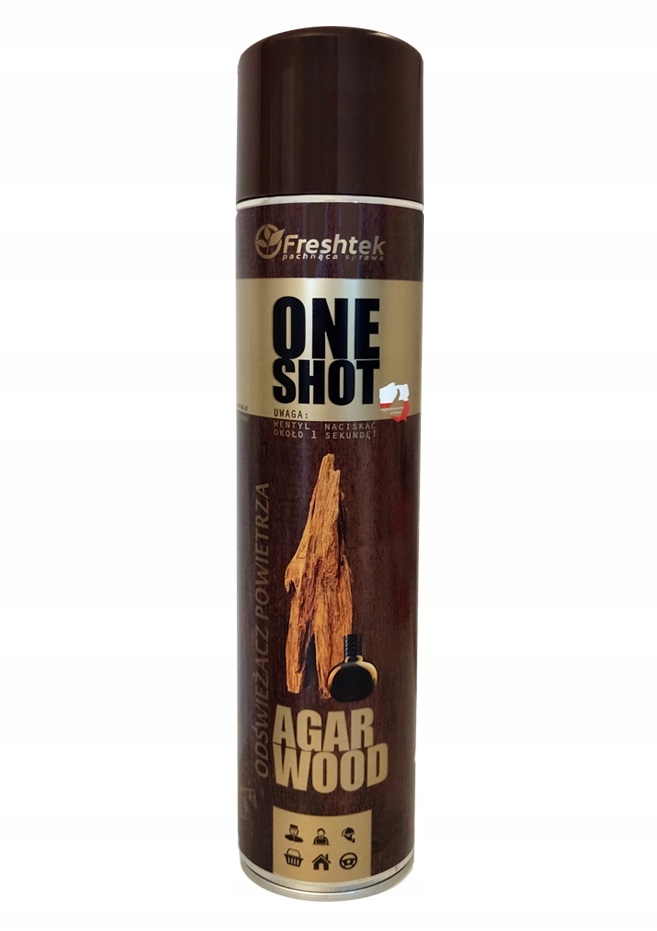 FRESHTEK ONE SHOT NEUTRALIZATOR ZAPACHÓW AGARWOOD 600ml