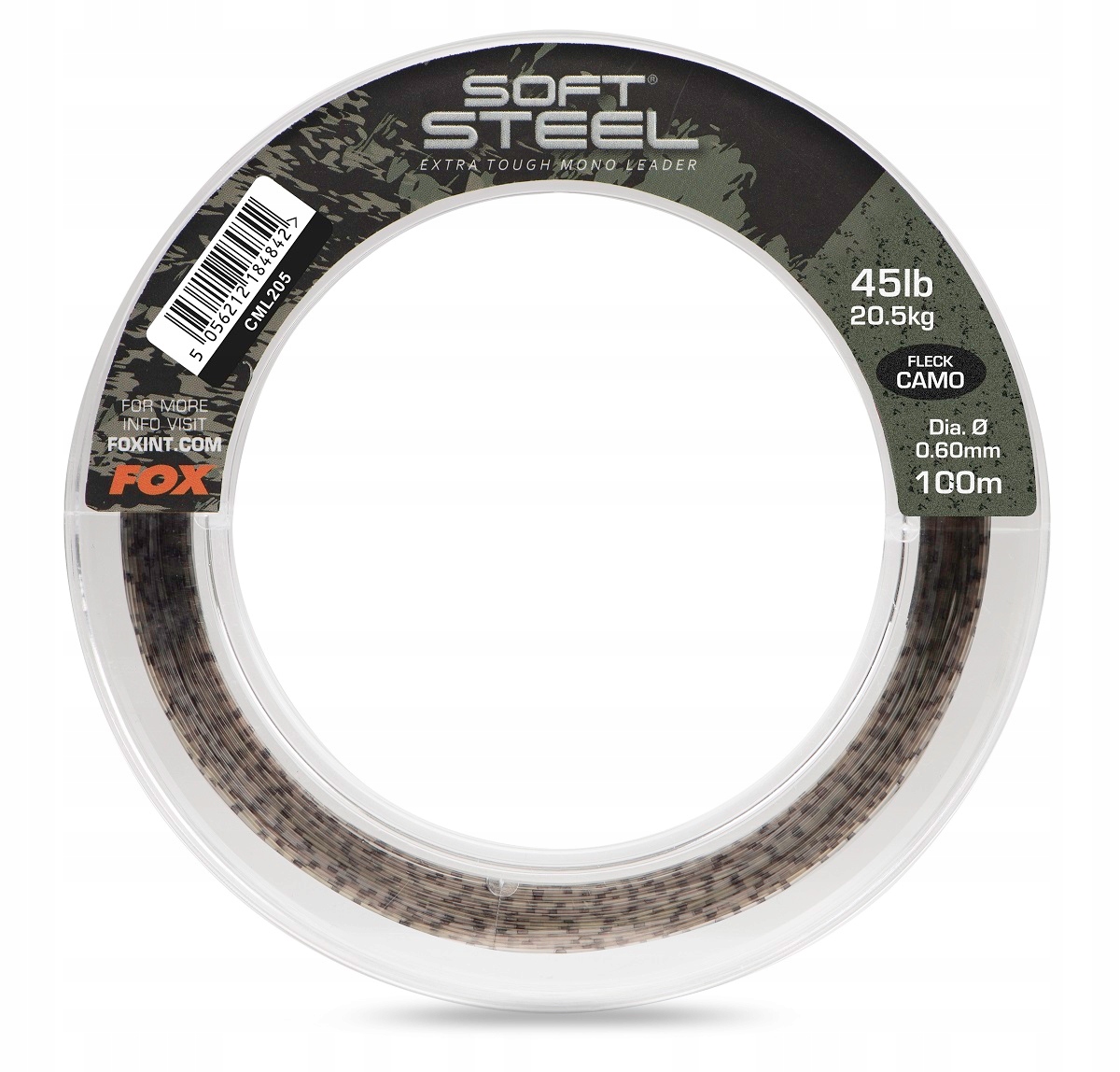 Fox Soft Steel Fleck Camo 0,60mm/45lb/20,5kg/100m