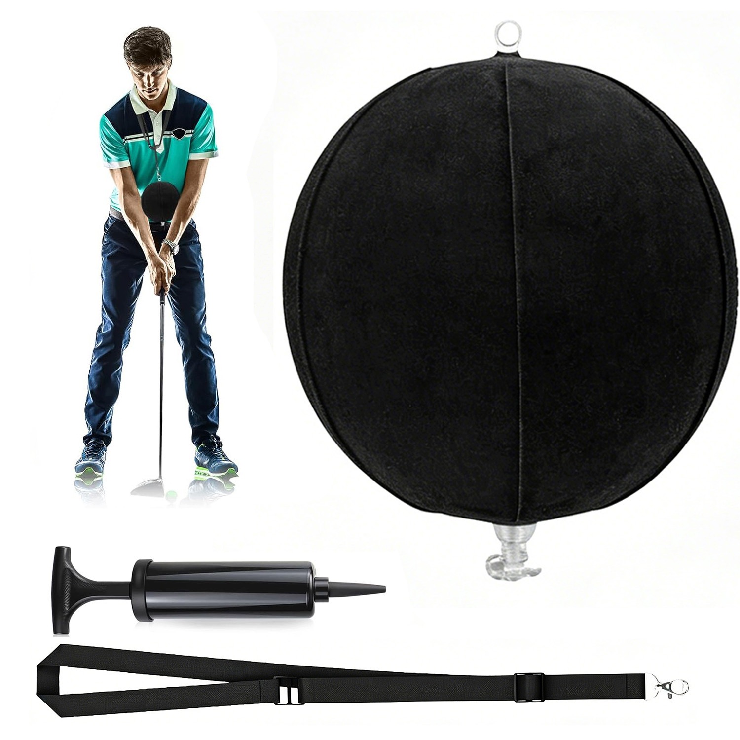 Golf Swing Trainer Do Korekcja Postawy Z Pompką Powietrzną Zaopatrzenie