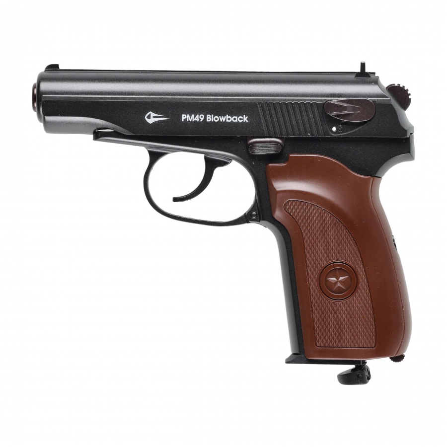 Pistolet wiatrówka Borner PM49 Blowback 4,5 mm Makarov