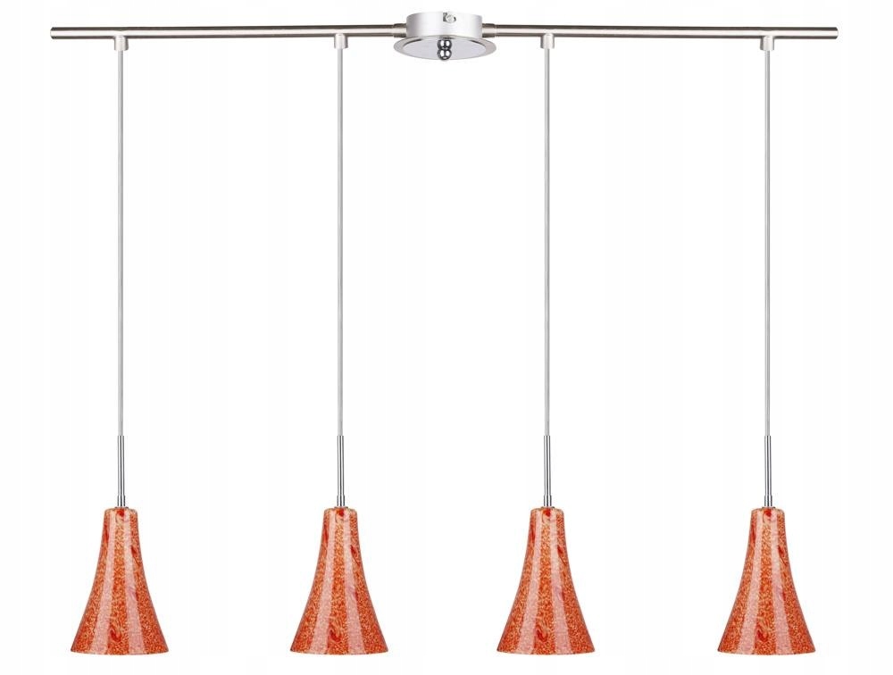 Rufi Lampa Wisząca 4X40 W E14 Chrom/satyna Nikiel