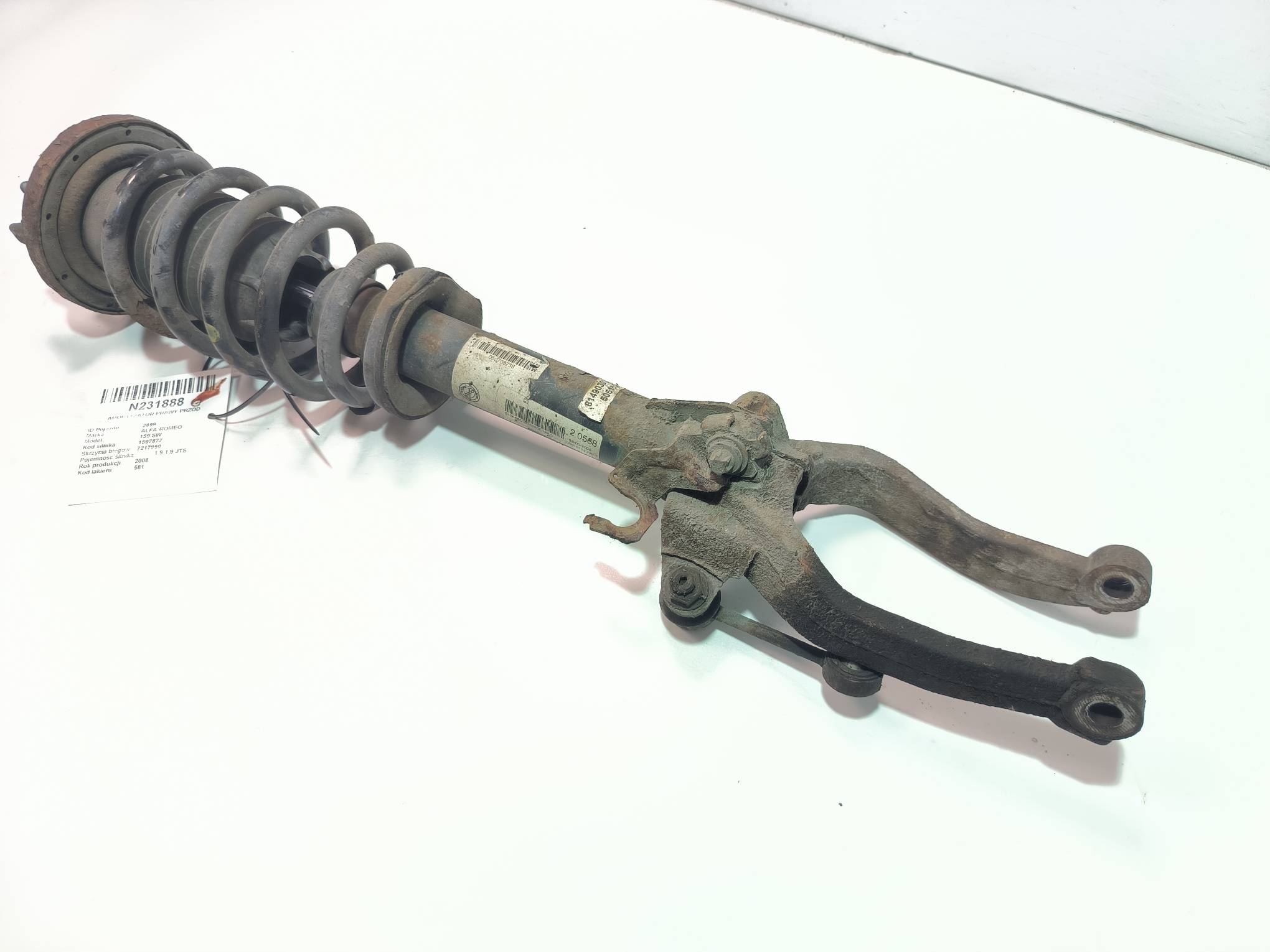 shock absorber right front 1.9 JTS ALFA ROMEO 159 SW