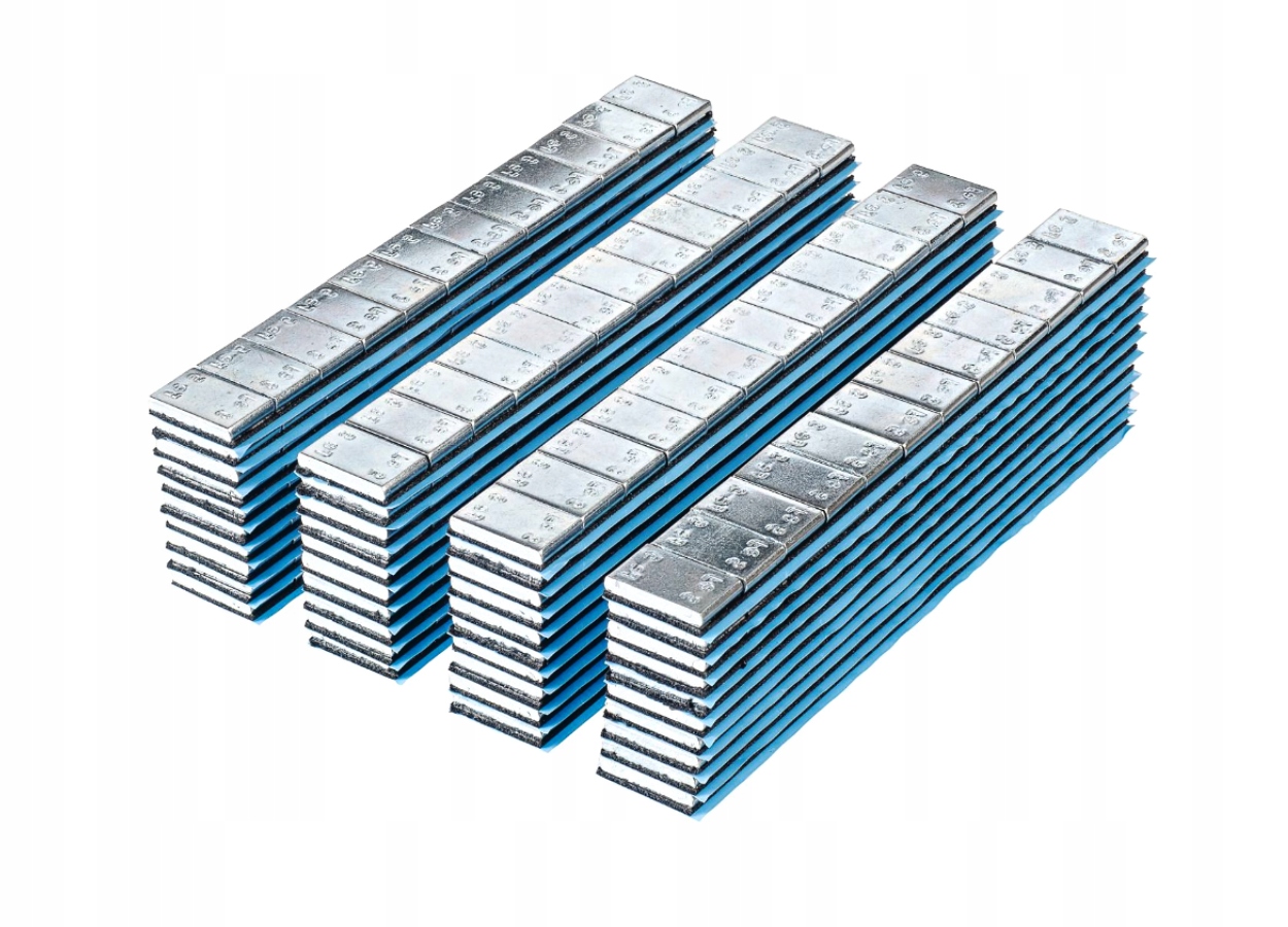 Ciężarki Klejone 12x 5g 100szt Edgy Slim Ocynkowane Do Felg Aluminiowych