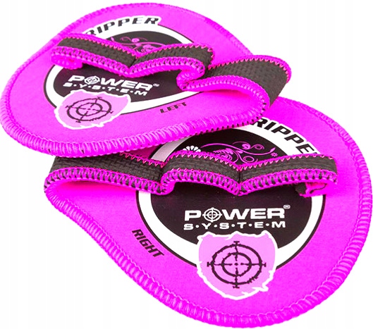 POWER SYSTEM GRIPPER PAD PINK S CIĘŻARY UCHWYT