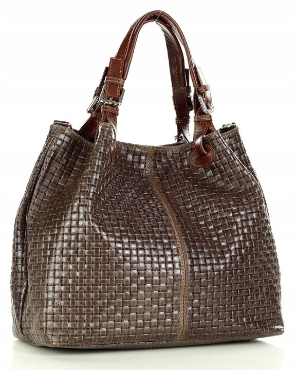 Kabelka do ruky Kufřík Kožený Marco Mazzini