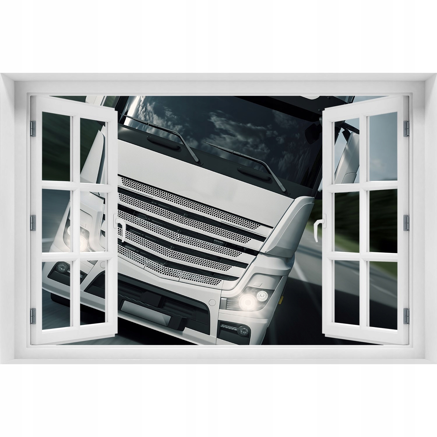 

Fototapeta Naklejka 3D Okno Ciężarówka 150x100