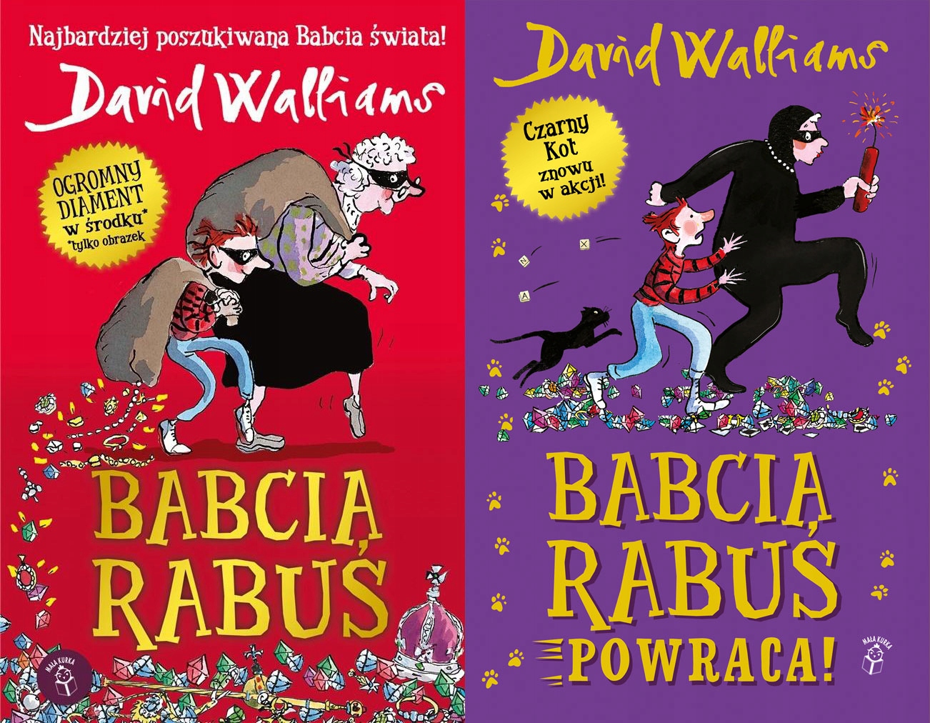

David Walliams Babcia Rabuś powraca [2 tomy]
