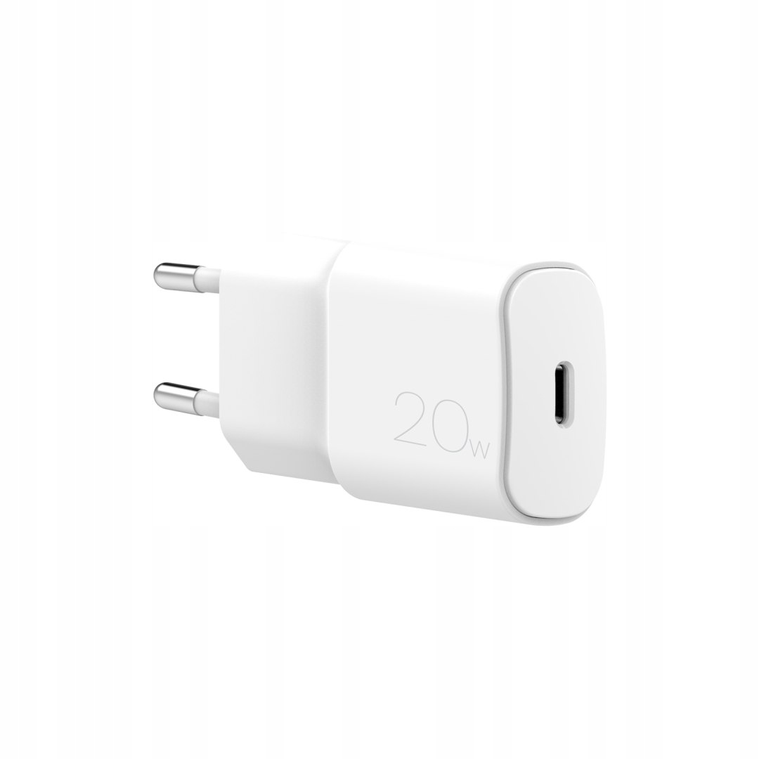 Ładowarka sieciowa Usb-c 20W Pd biała Puro