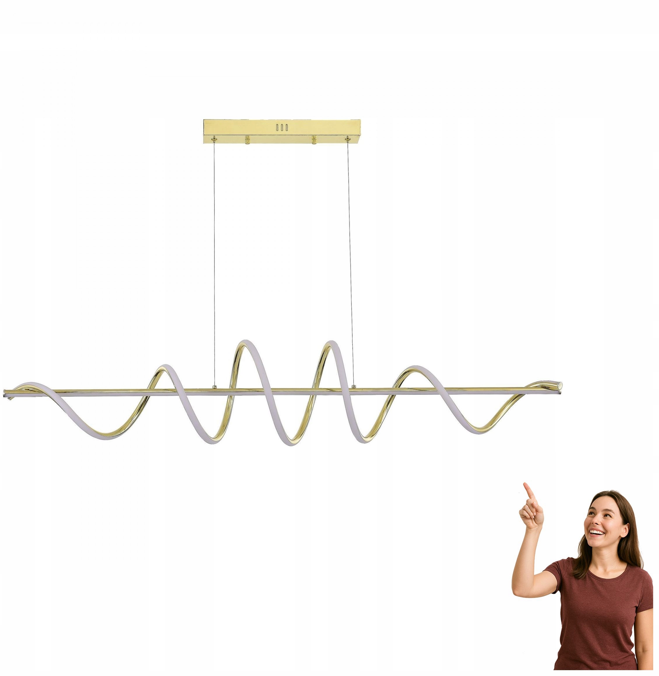 Led závesná lampa 60W Esero MS902-GD Zuma Line