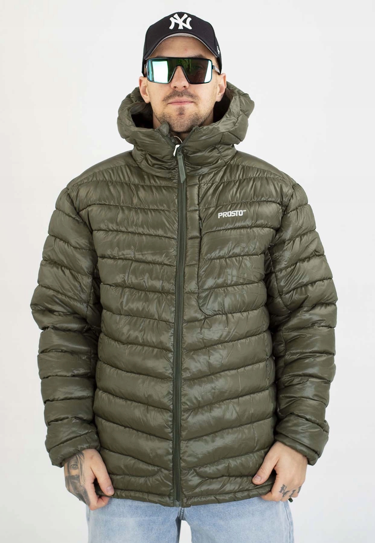 Bunda Prosto Přechodová Lehká Syntetická olivově zelená