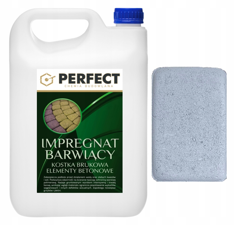 Impregnace Barviva Betonu Barva Dlažebních Kostek 5L Šedá
