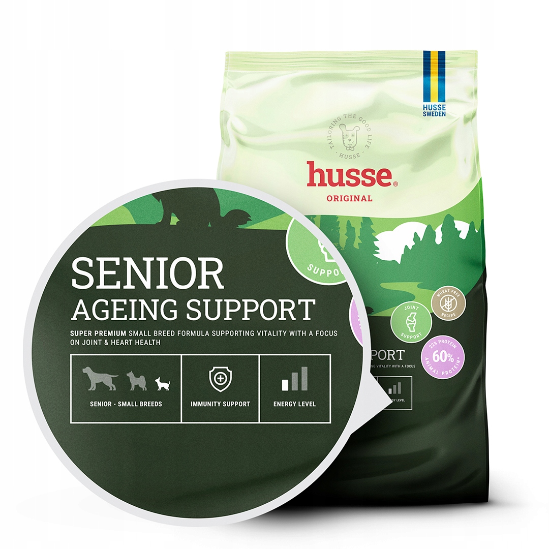 Husse Senior Ageing Support (d. Senior Mini), małe rasy, 7 kg, psy starsze