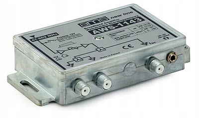 AWS1143 Vnitřní zesilovač 1 w -3w zásuvky typu F
