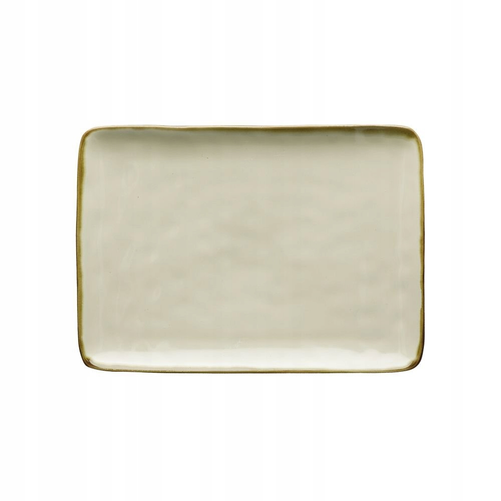 Sada 2 obdĺžnikových podnosov 27x19 cm Concerto Avorio Rose&Tulipani