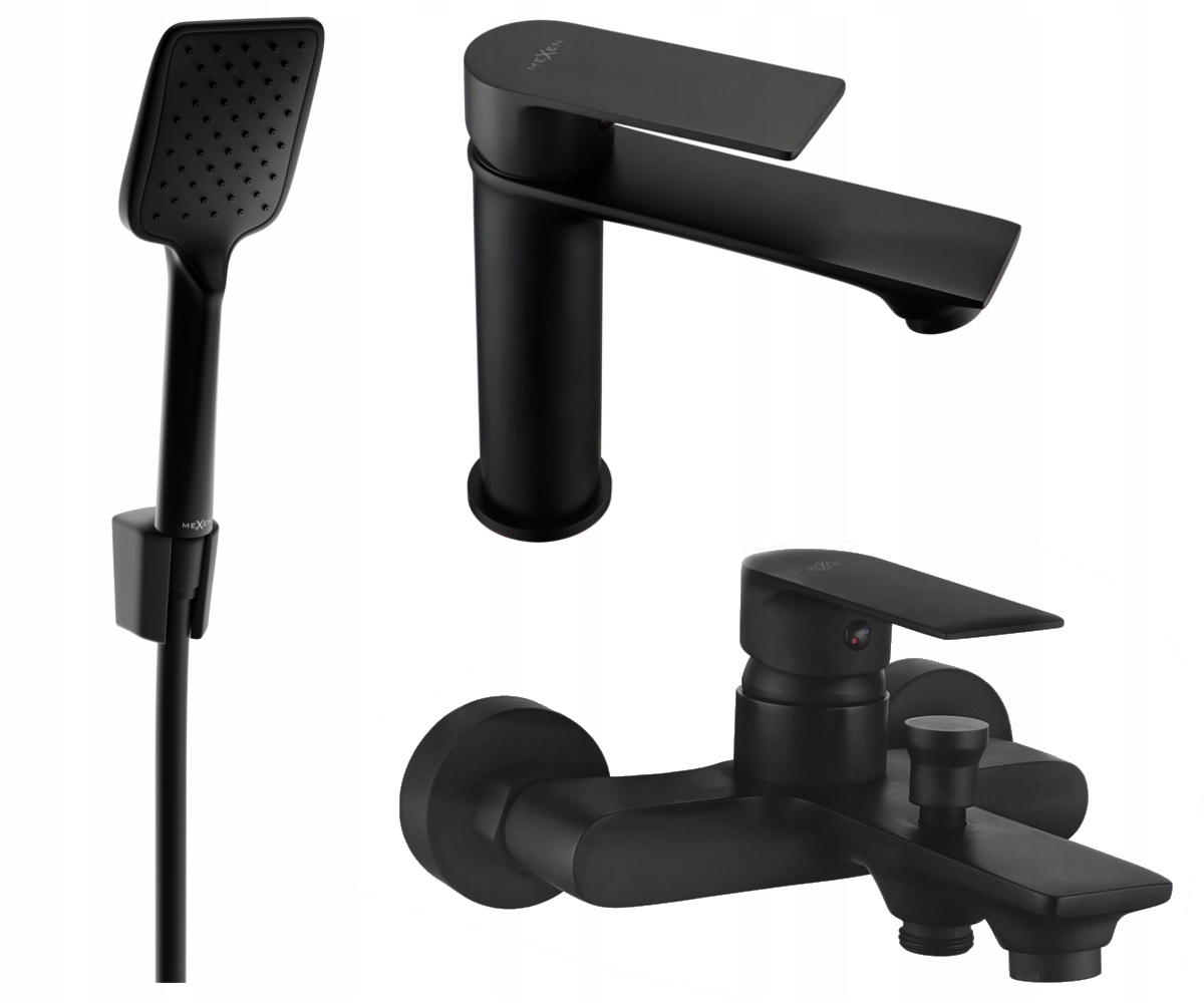 

Mexen Royo R62 Zestaw Wannowy Bateria Czarny