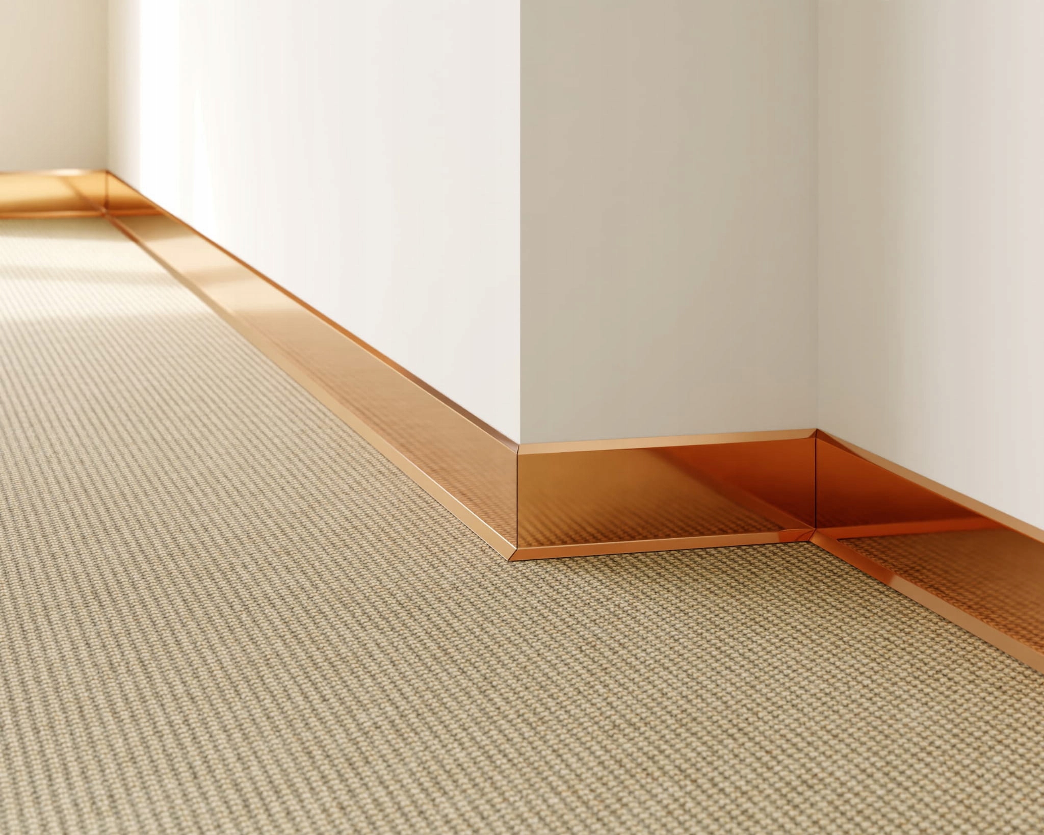 LISTWA PRZYPODŁOGOWA F COKÓŁ MIEDZIANY POŁYSK 6cm Typ listwa (cokół, narożnik)