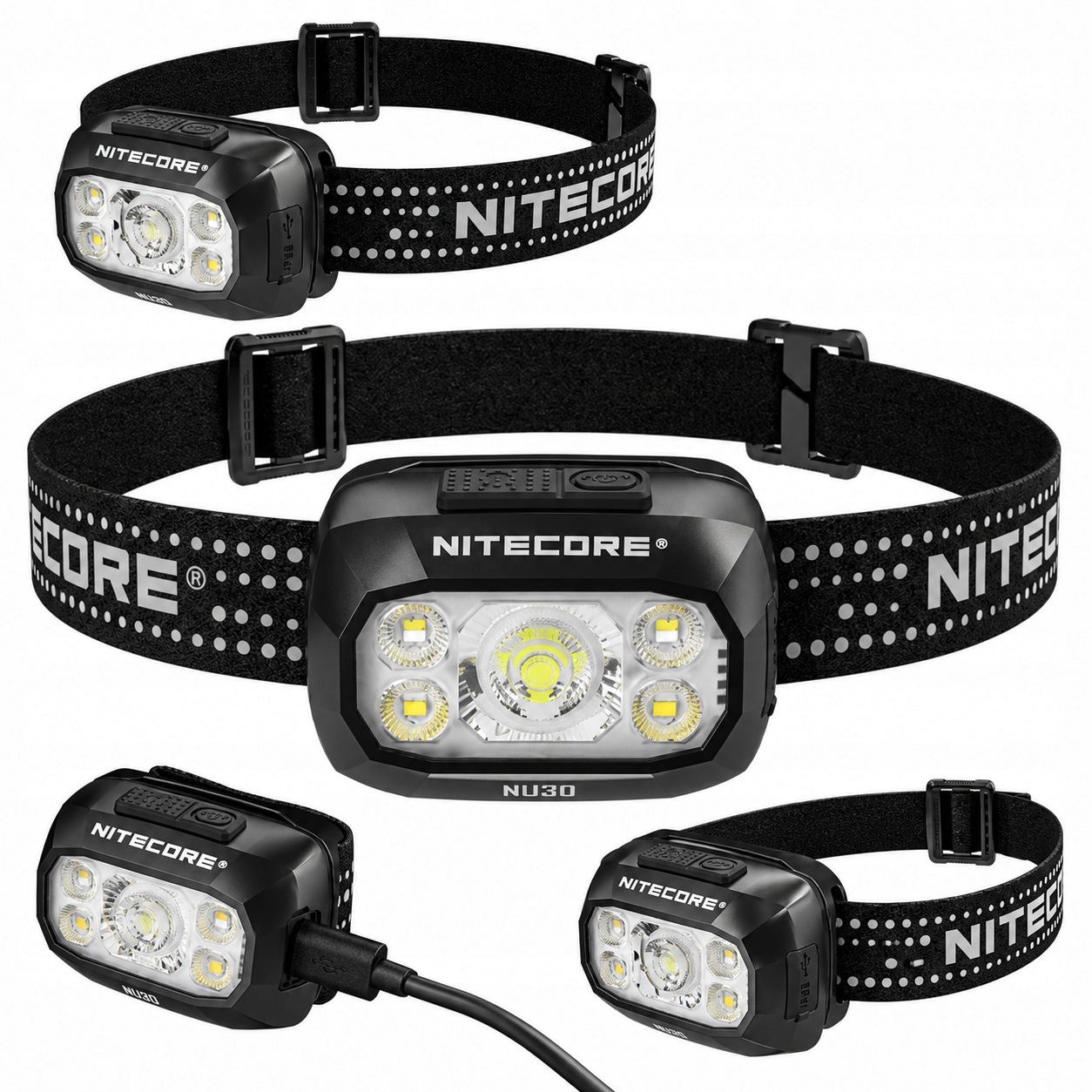 Czołówka Nitecore NU30 500lm czarna