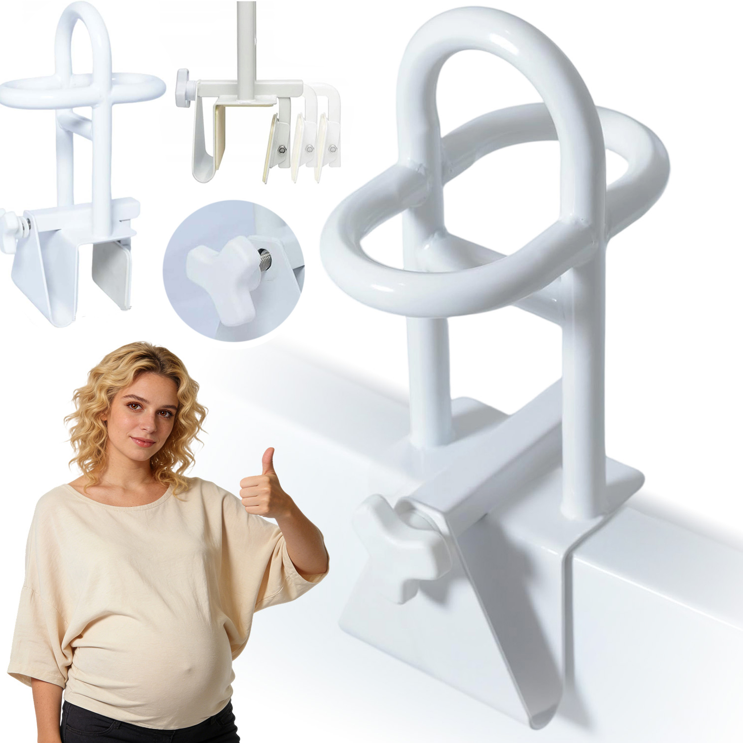 Uchwyt Łazienkowy Dla Niepełnosprawnych Seniora Udźwig 150 Kg Wodoodporny