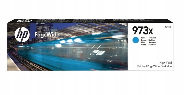 Hp 973X azúrová atramentová kazeta, F6T81AE F6T81AE