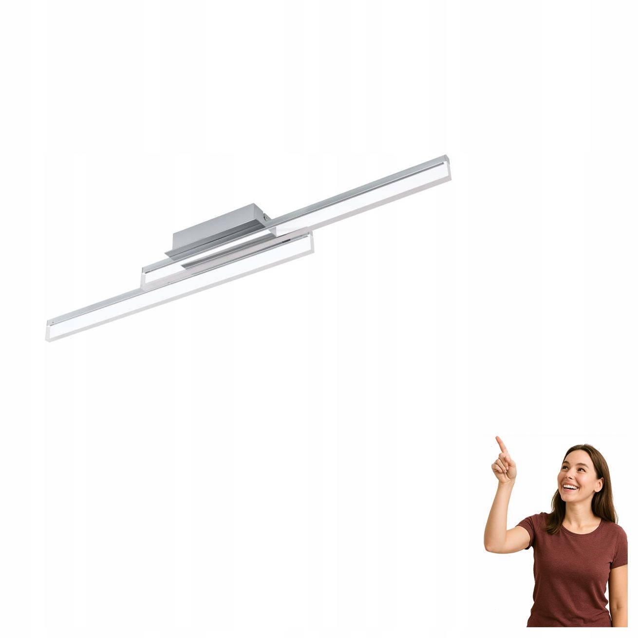 Led stropná a stenová lampa do kúpeľne 2x11W Palmital 97965 Eglo