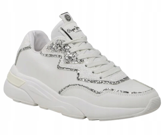 Pepe Jeans Dámské Sportovní Boty Bílé Casual S Kůží 38 Awf