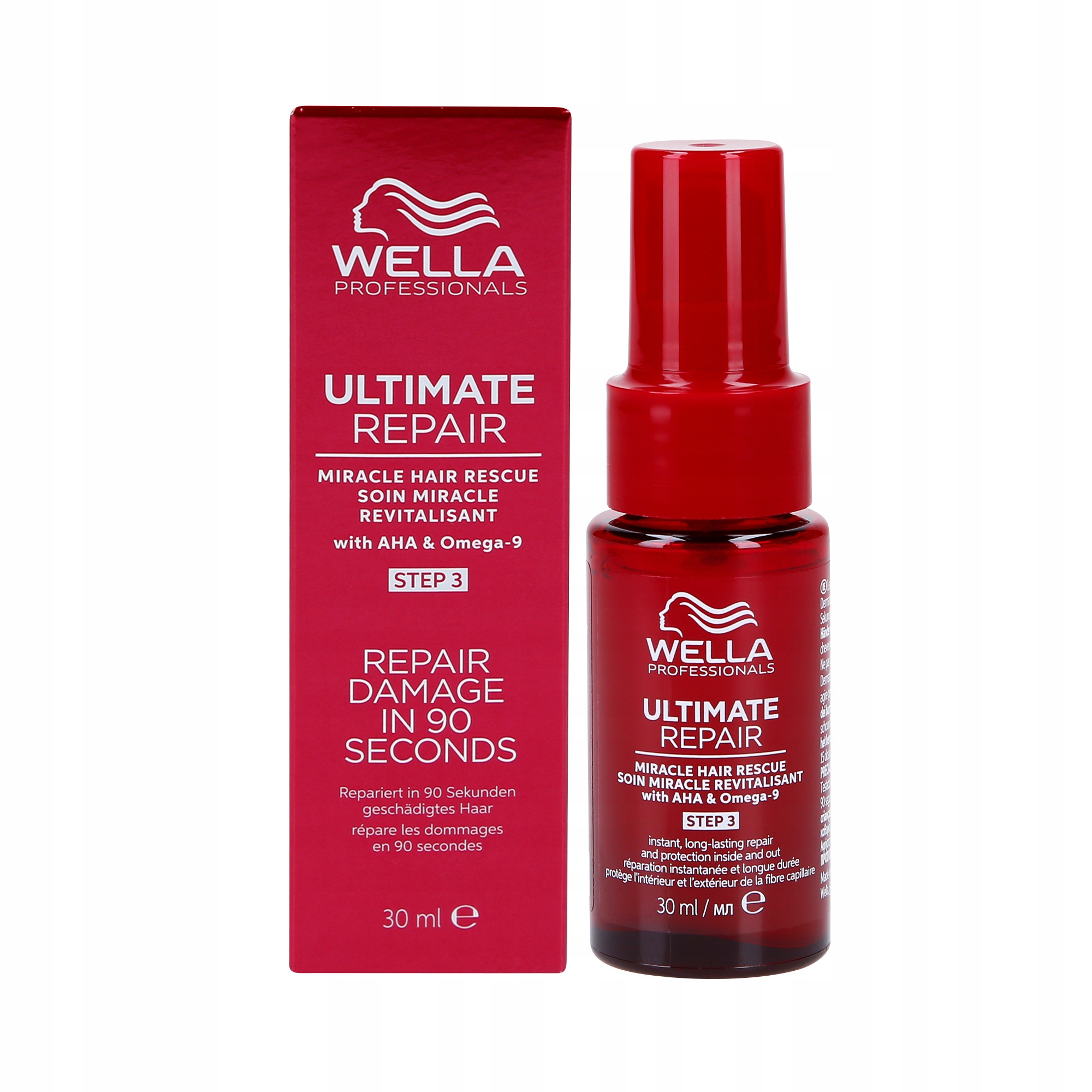 Wella Ultimate Repair Miracle Hair Rescue kúra pro regeneraci vlasů 30 ml