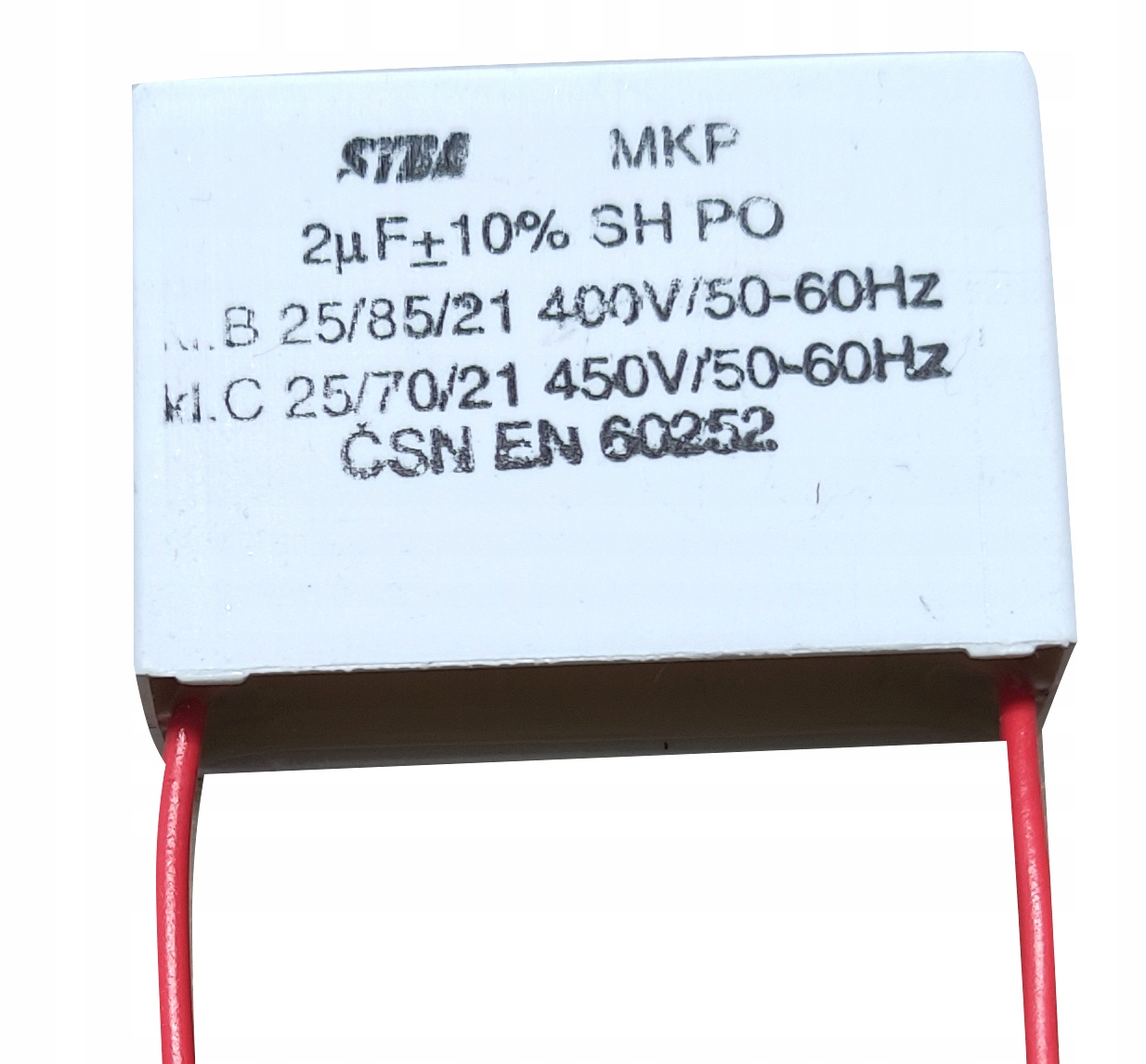 

Kondensator Rozruchowy 450V 2uF