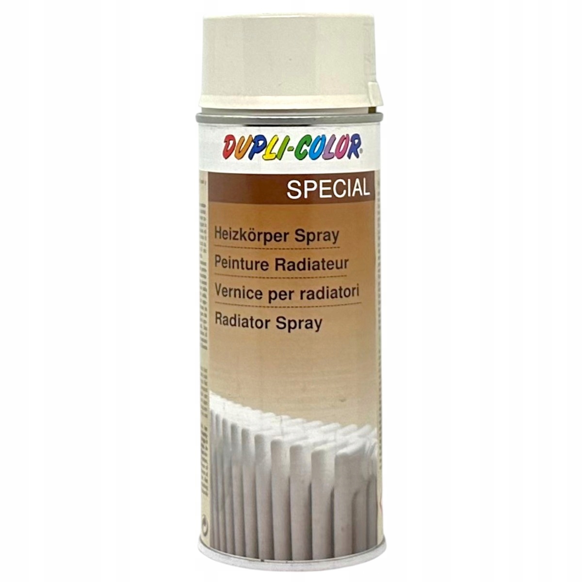 Farba do kaloryferów grzejników Lakier Spray Kremowy Połysk 400ML