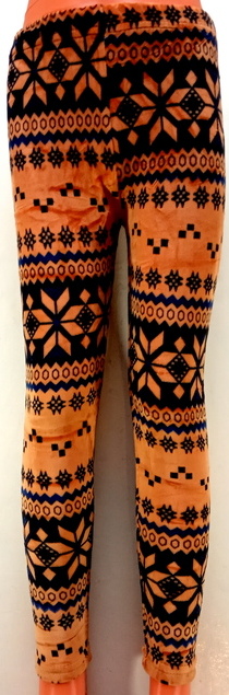 

Welurowe dziecięce legginsy Getry 120-130