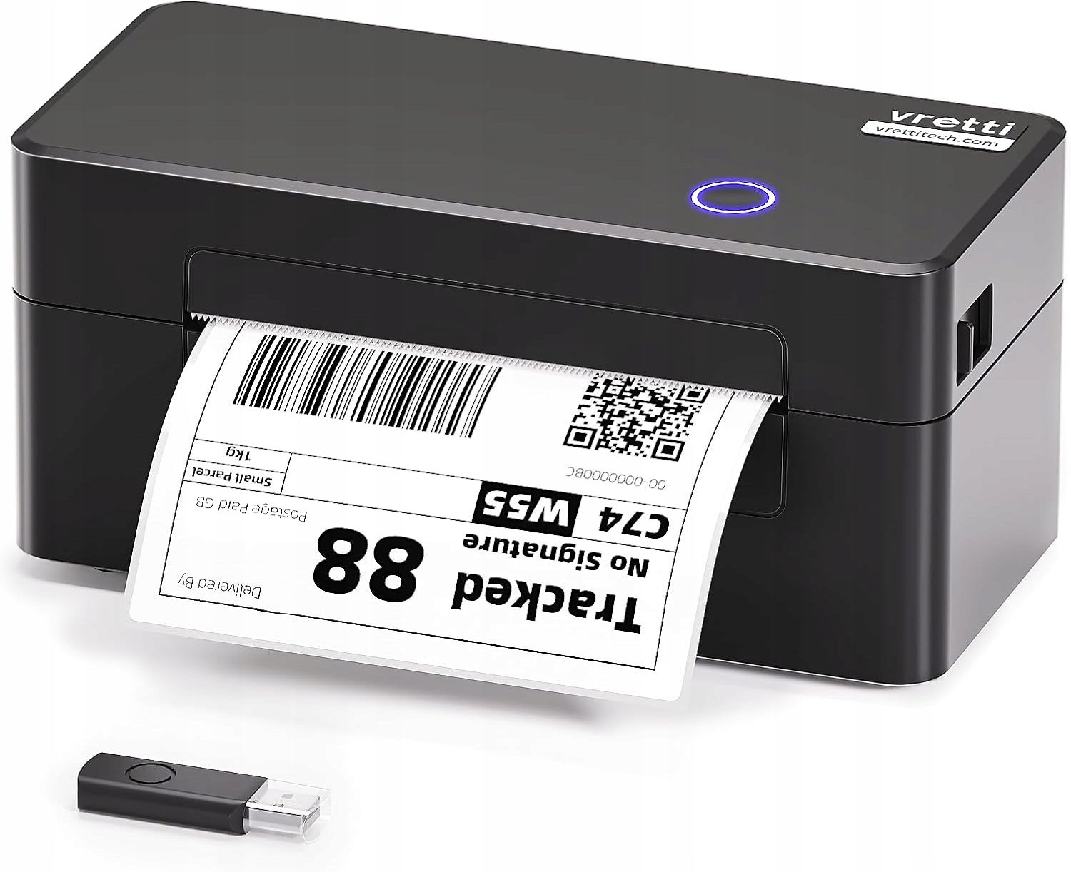 Termální Tiskárna Štítků 4x6 Usb Pro Kurýrní Zásilky