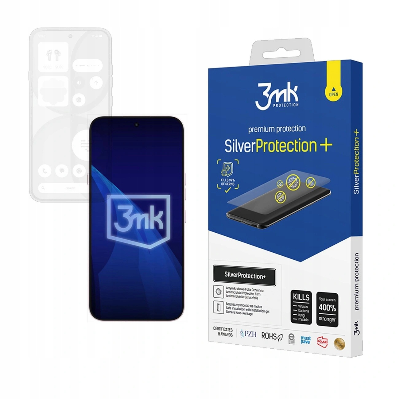 Folia ochronna 3mk SilverProtection+ na Nothing Phone (4a)