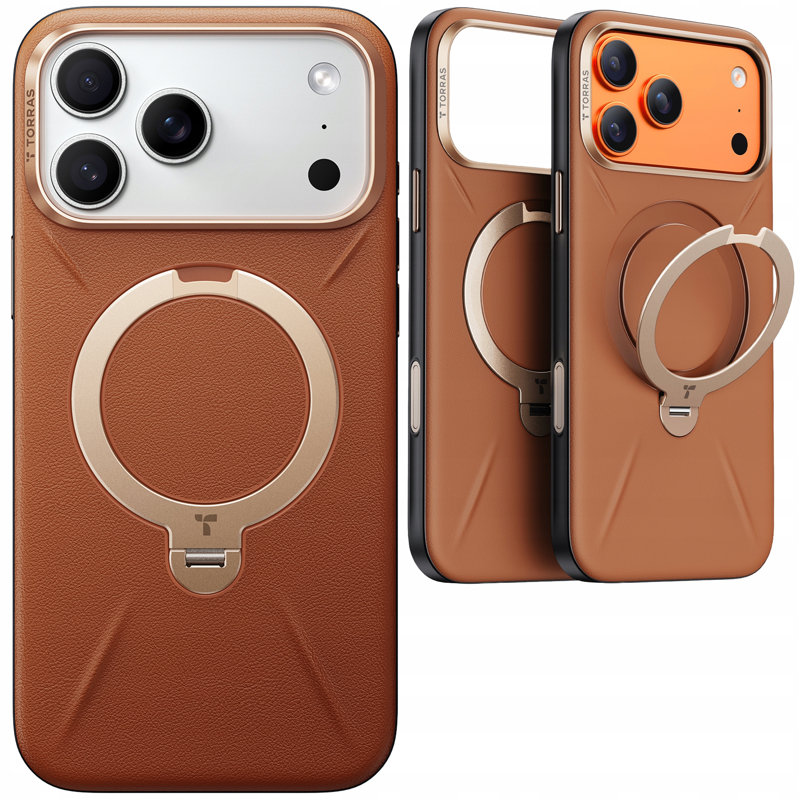 Torras Ostand VegSkin Case Etui MagSafe z Uchwytem do iPhone 17 Pro Max