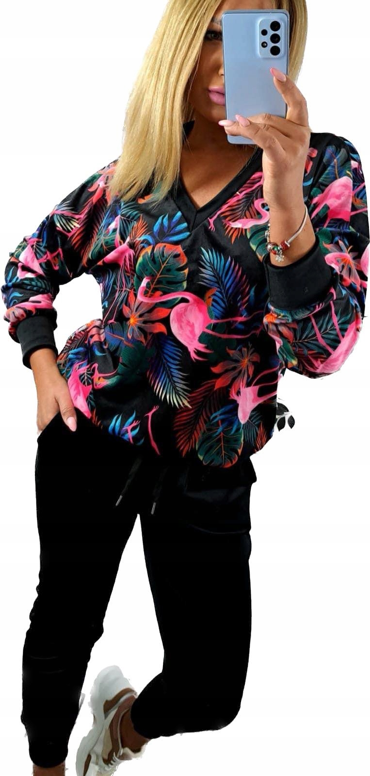 Z394 Teplákovka Velurový s Lampasem K13 vel. 46 (3XL)