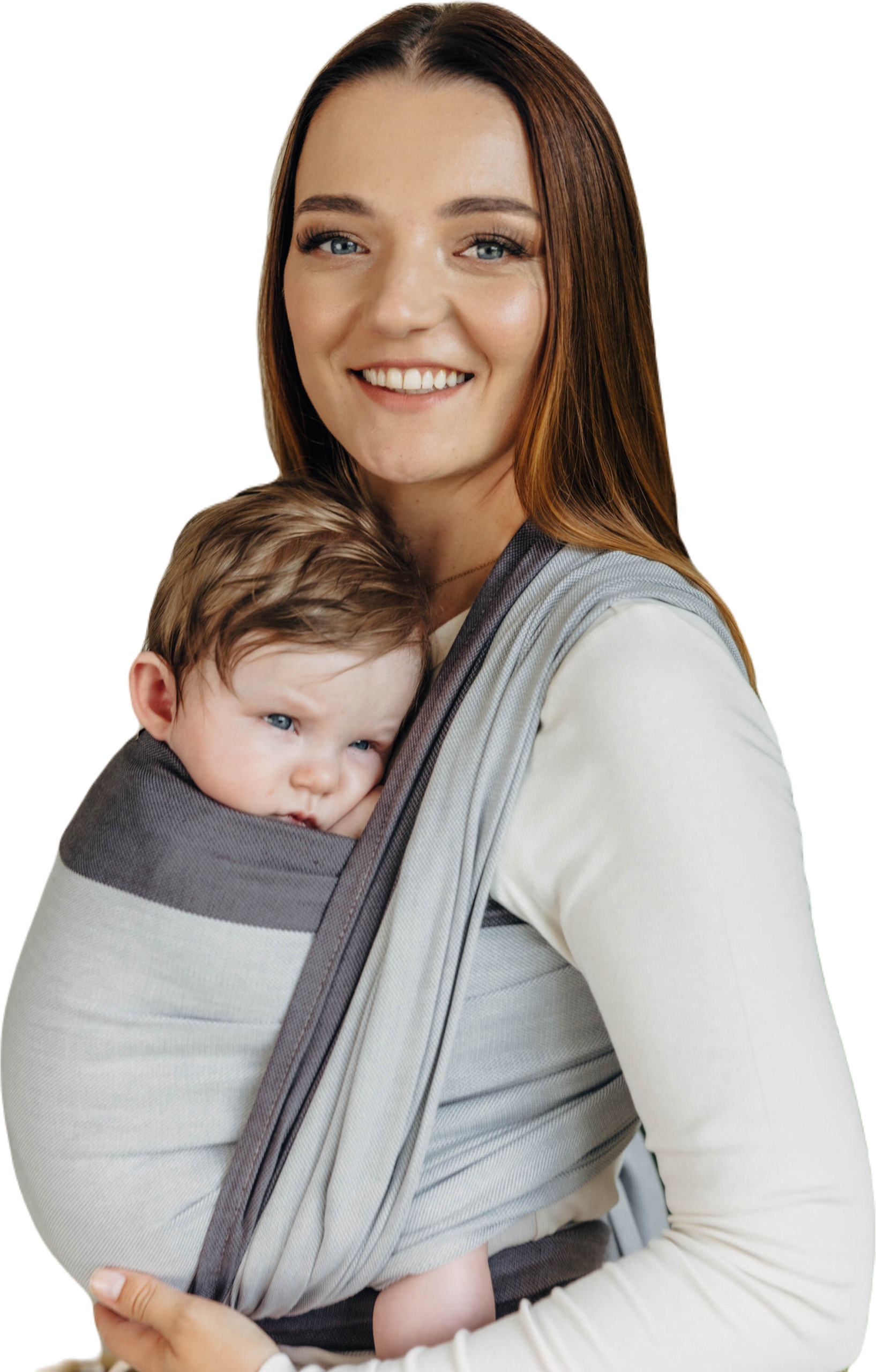 Chust tkana LennyLamb - Cool Grey