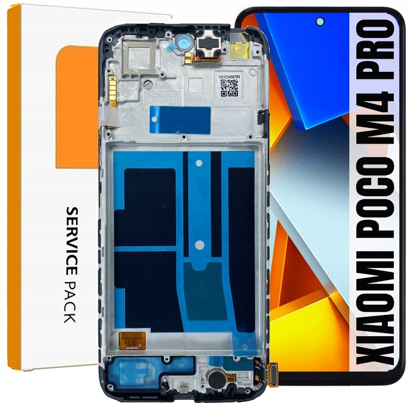 Displej Pro Xiaomi Poco M4 Pro 4G Originál Oem Obrazovka Rámeček