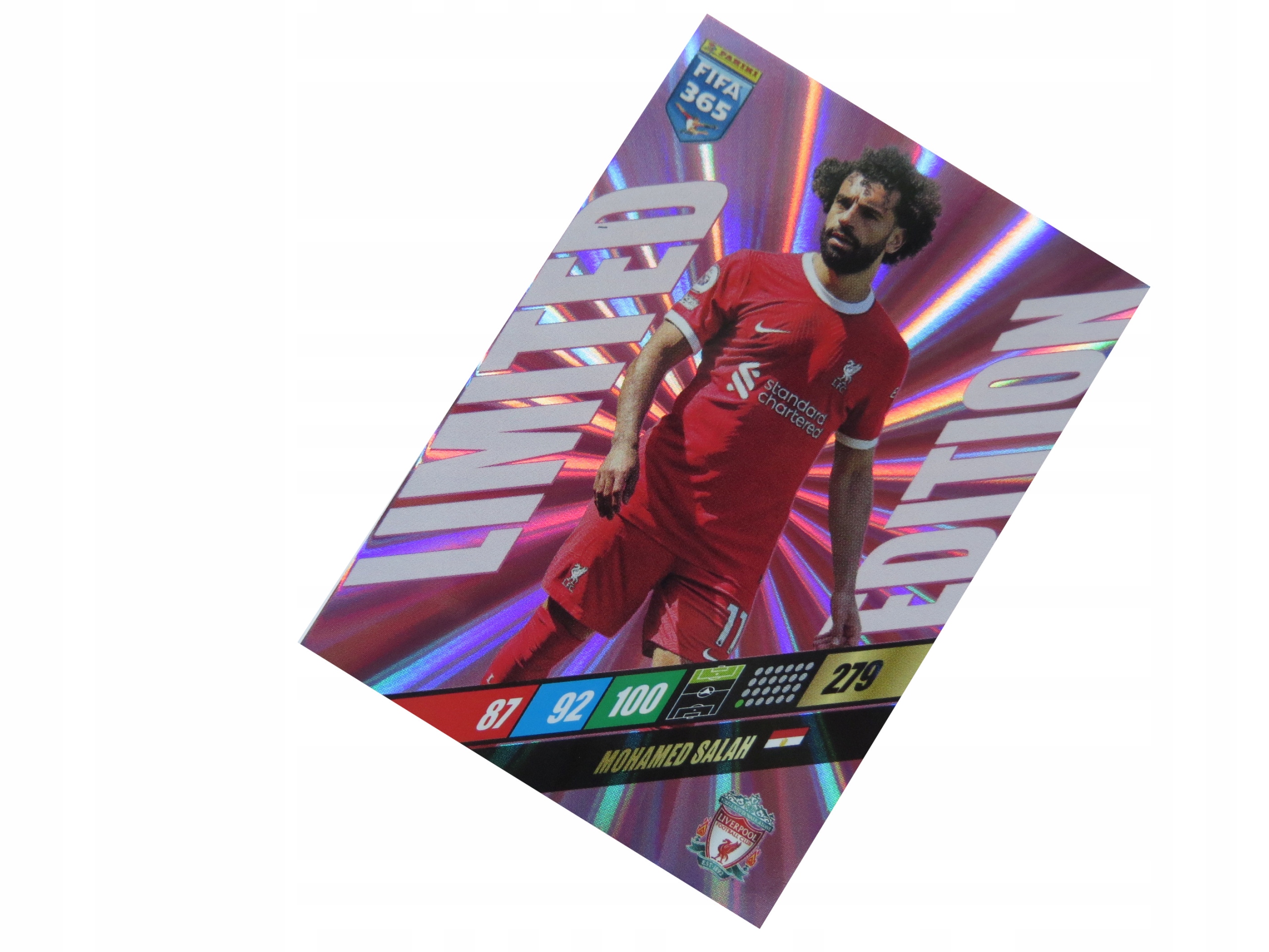 Panini Fifa 365 2024 Karty Piłkarskie Mała Karta Limited Salah Liverpool