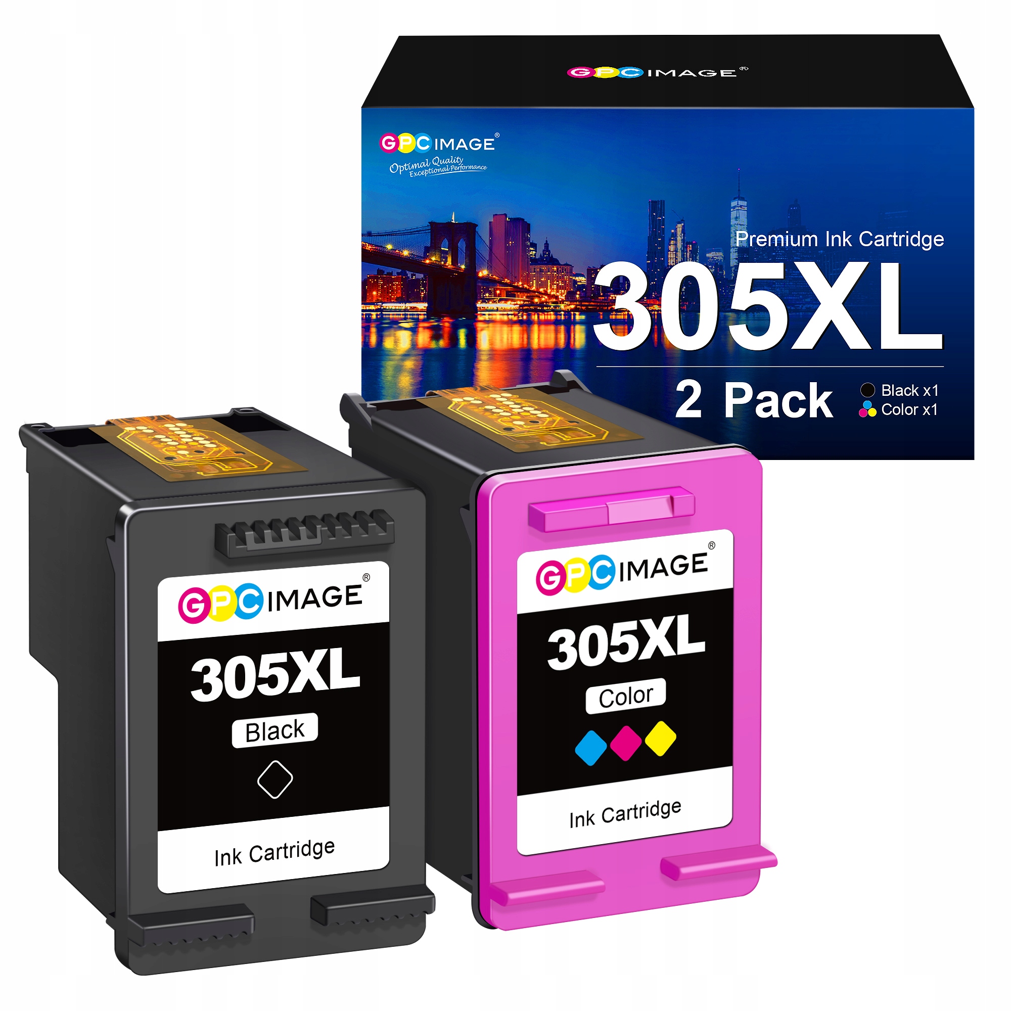 Tusz Gpc do drukarek HP305XL DeskJet 2700 2710 2720 2721 2722 Envy 6020e 2710e 2720e