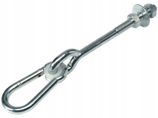 HAK HUŚTAWKOWY Z KARABIŃCZYKIEM M12X210