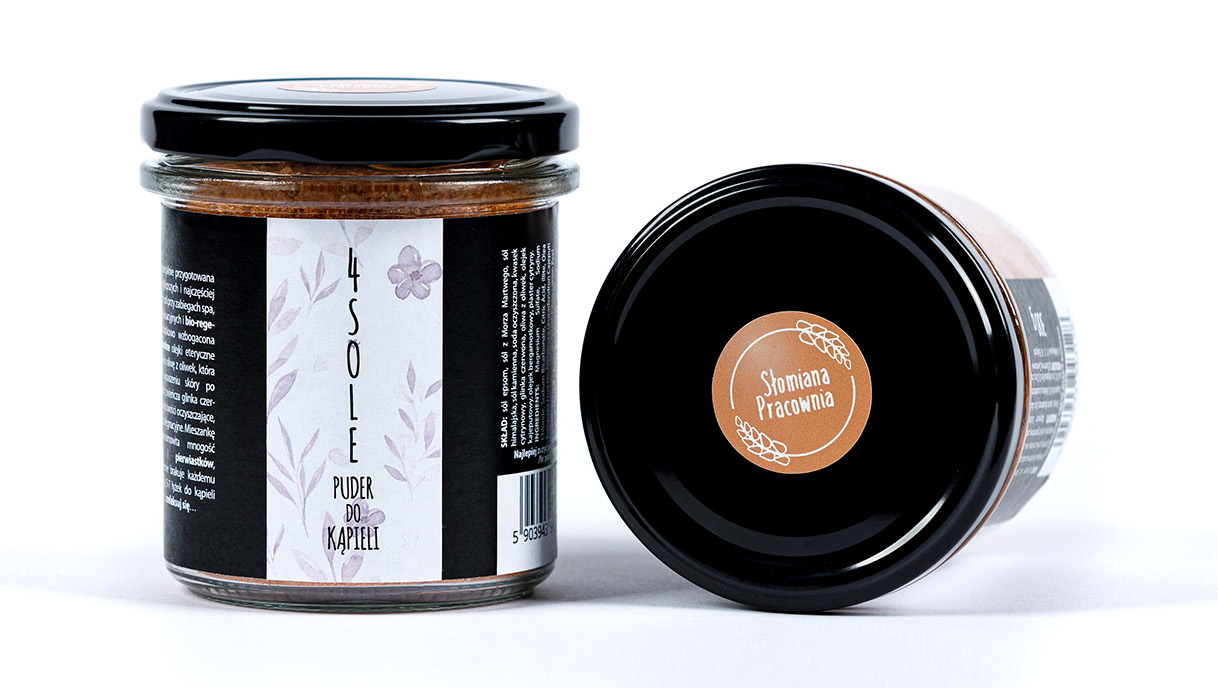 SÓL DO KĄPIELI PUDER MUSUJĄCY 4 SOLE KĄPIEL SPA Marka Słomiana Pracownia