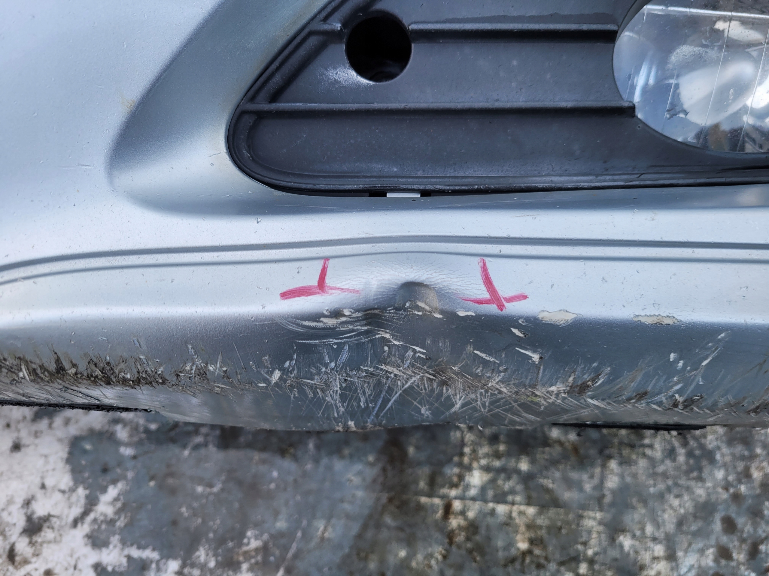 Mercedes C klasa 203 Sport Coupe front bumper front