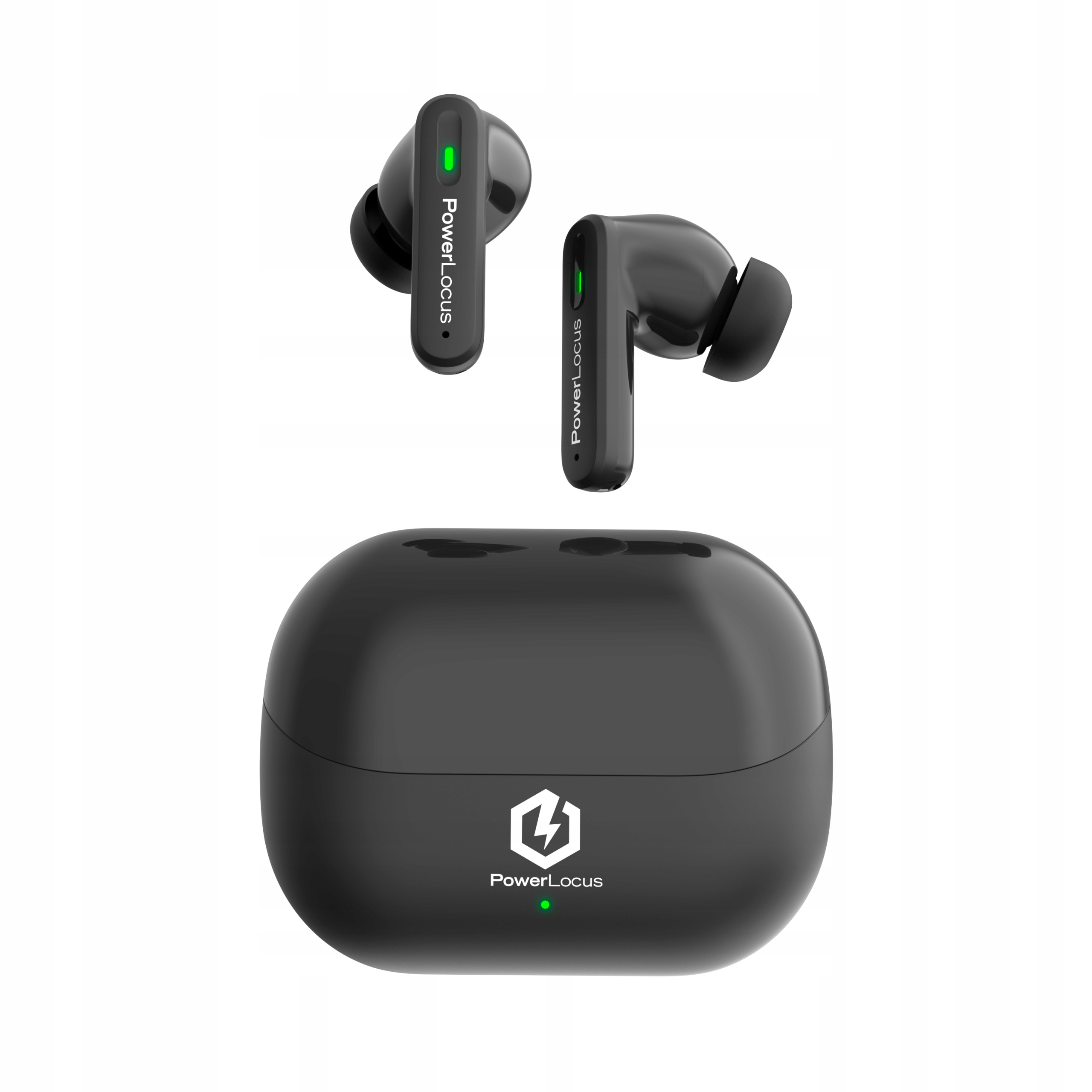 PowerLocus Fit černá True Wireless sluchátka s hybridním Anc Premium