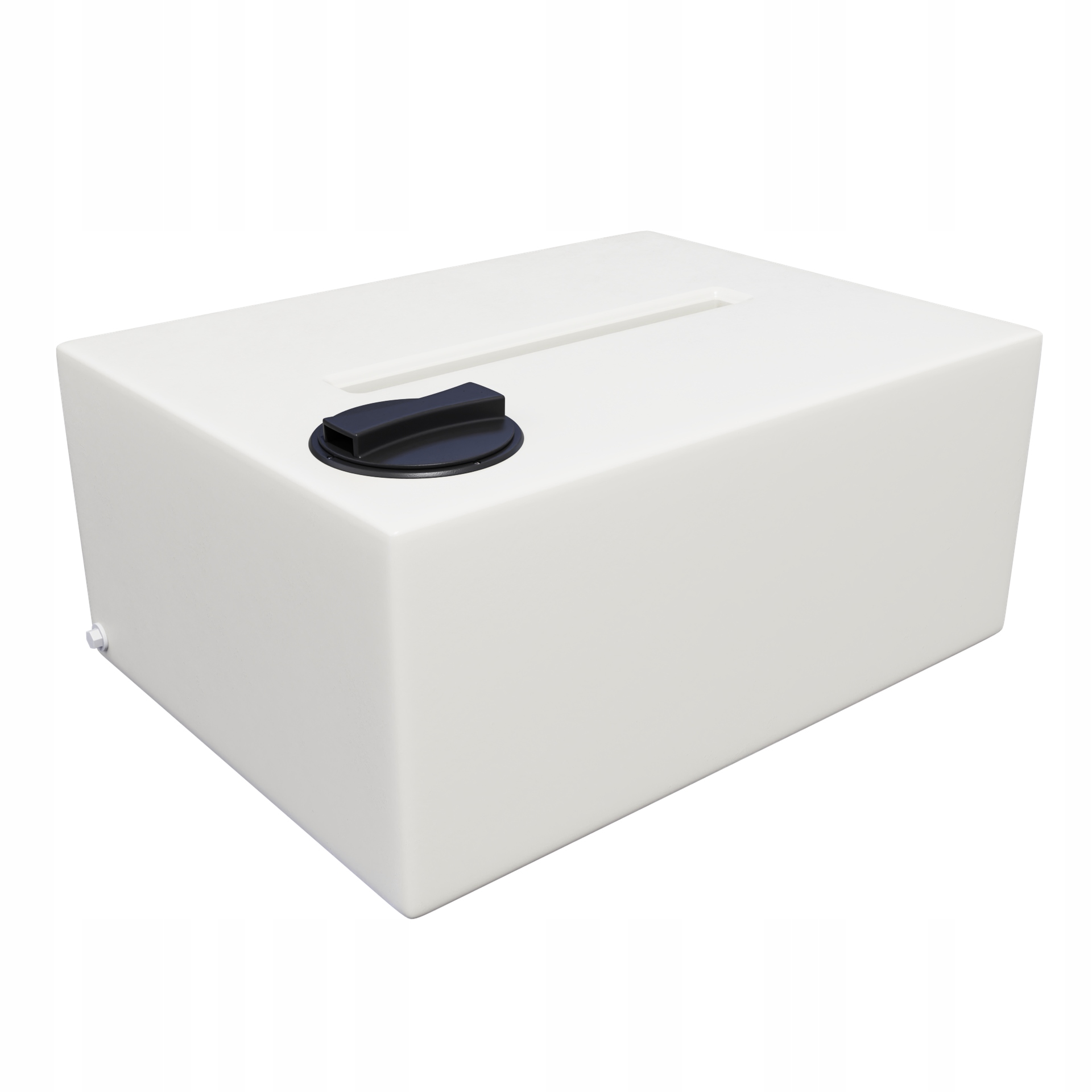 Plastikowy zbiornik 130 l biały na wodę SP-150 kemping, żaglówka, kamper