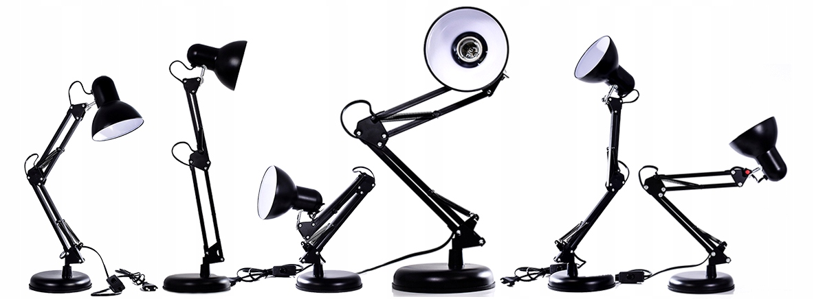 LAMPKA LED NA BIURKO KREŚLARSKA RETRO VINTAGE LOFT Mocowanie wolnostojąca